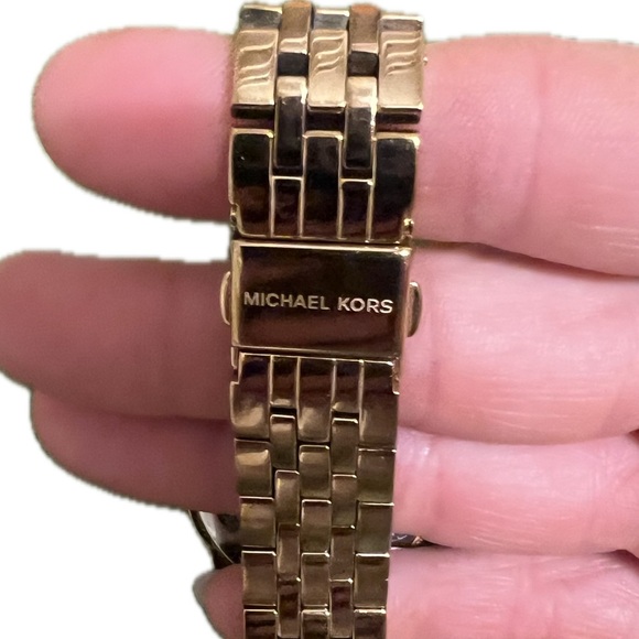 Michael Kors Women's MK3744 Ritz Rose Gold-Tone Watch - Picture 11 of 16